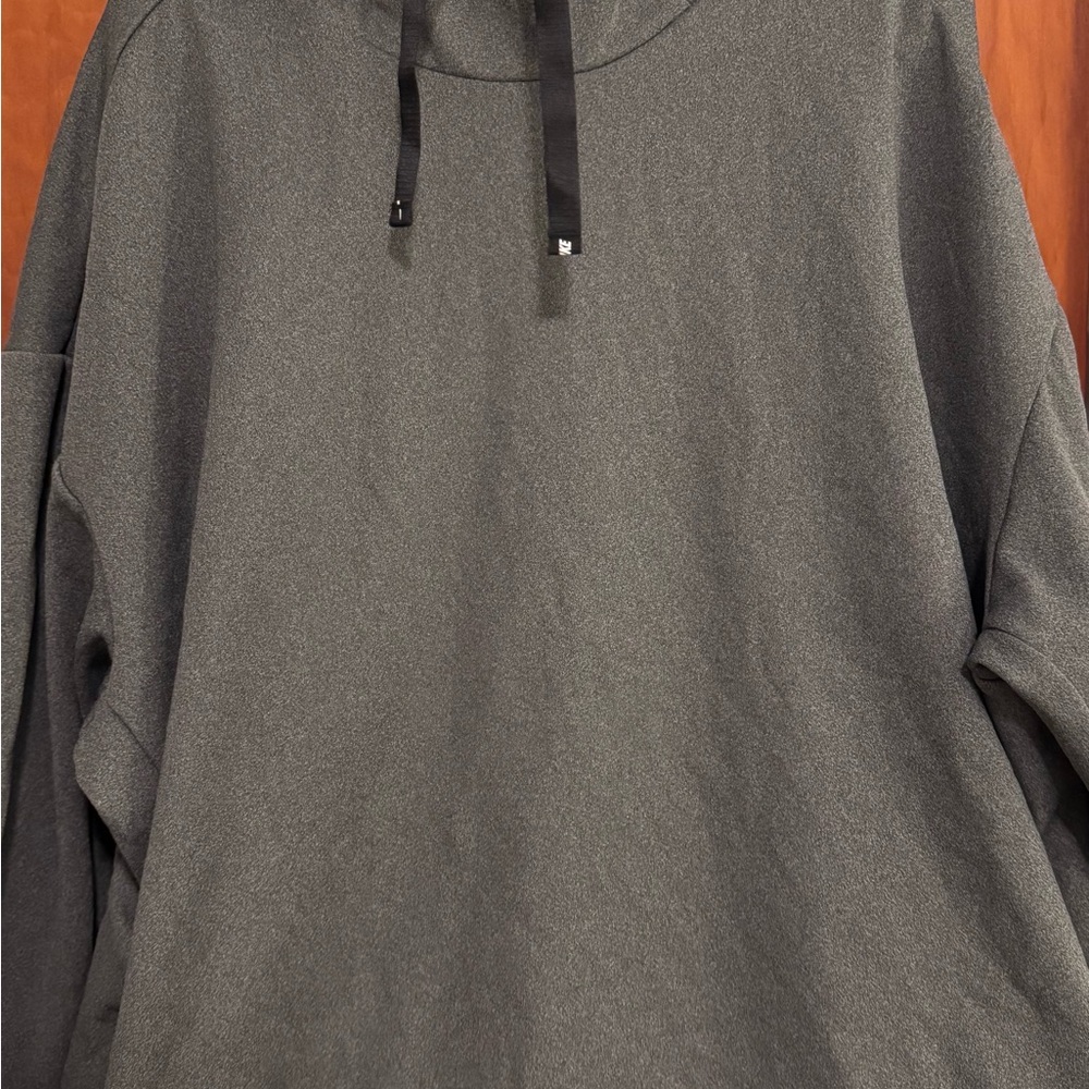 Cozy Nike Gray Hoodie with Cowl Neck